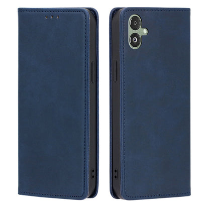 For Samsung Galaxy F14 5G Calf Texture Mobile Phone Protector Case Stand Leather Wallet Cover