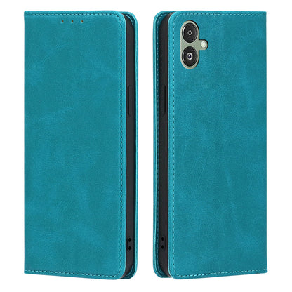 For Samsung Galaxy F14 5G Calf Texture Mobile Phone Protector Case Stand Leather Wallet Cover