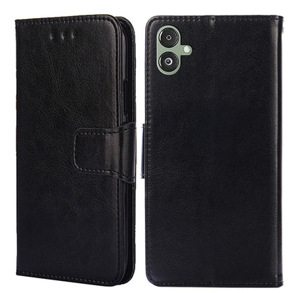 For Samsung Galaxy F14 5G Textured PU Leather Phone Case Wallet Stand Flip Cover