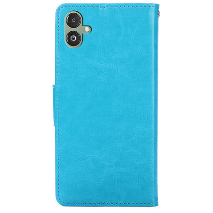 For Samsung Galaxy F14 5G Textured PU Leather Phone Case Wallet Stand Flip Cover