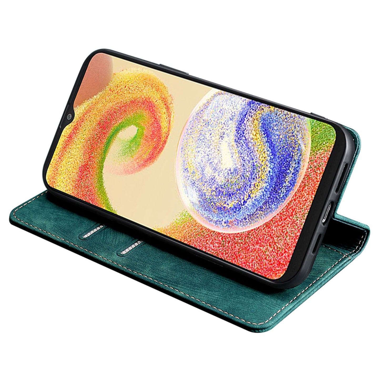 Wallet Case for Samsung Galaxy F14 5G RFID Blocking PU Leather Stand Phone Cover