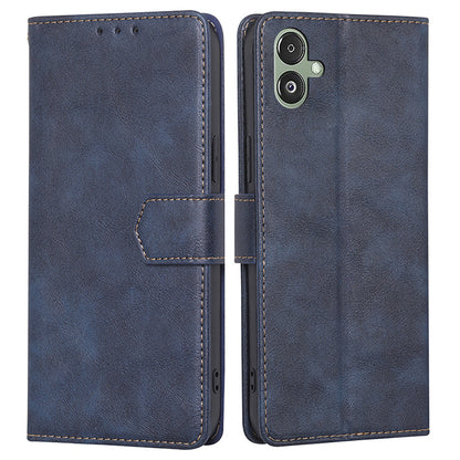 For Samsung Galaxy F14 5G RFID Blocking Wallet Phone Case PU Leather Cowhide Texture Stand Cover