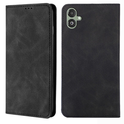 For Samsung Galaxy F14 5G Card Slots Stand Cover PU Leather Skin-touch Phone Case