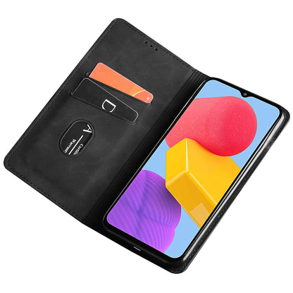 For Samsung Galaxy F14 5G Card Slots Stand Cover PU Leather Skin-touch Phone Case