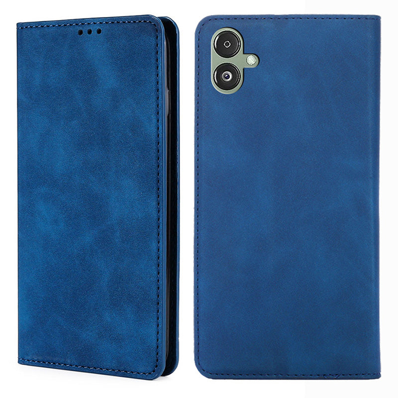 For Samsung Galaxy F14 5G Card Slots Stand Cover PU Leather Skin-touch Phone Case