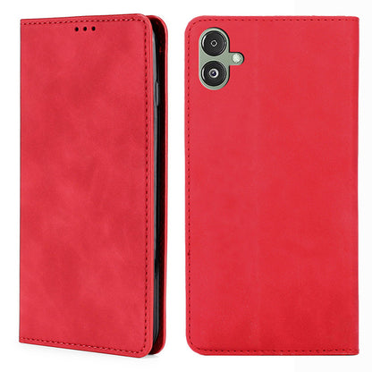 For Samsung Galaxy F14 5G Card Slots Stand Cover PU Leather Skin-touch Phone Case