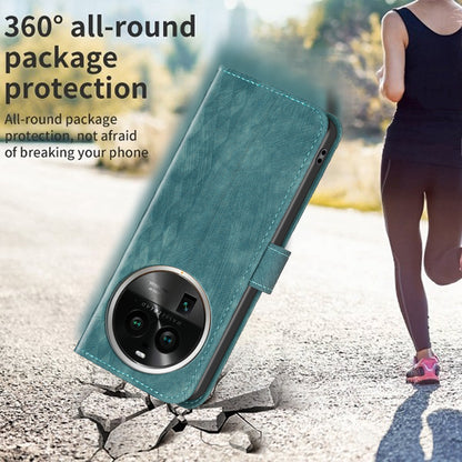 Phone Case for Oppo Find X6 Pro PU Leather Grid Pattern Imprinted Cover Stand Wallet Drop-proof Shell