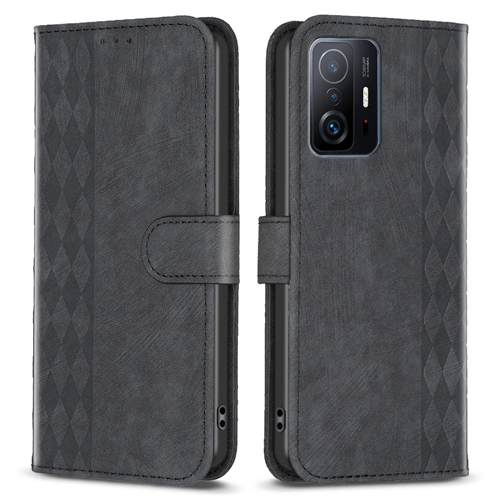 Flip Cover for Xiaomi 11T 5G / 11T Pro 5G Imprinted Pattern Adjustable Stand Wallet Phone Leather Case