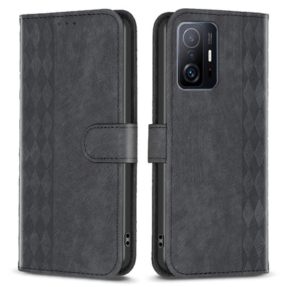 Flip Cover for Xiaomi 11T 5G / 11T Pro 5G Imprinted Pattern Adjustable Stand Wallet Phone Leather Case