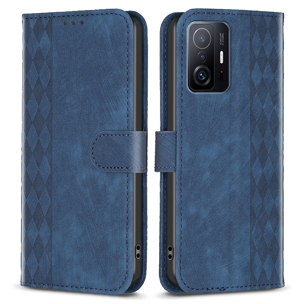 Flip Cover for Xiaomi 11T 5G / 11T Pro 5G Imprinted Pattern Adjustable Stand Wallet Phone Leather Case