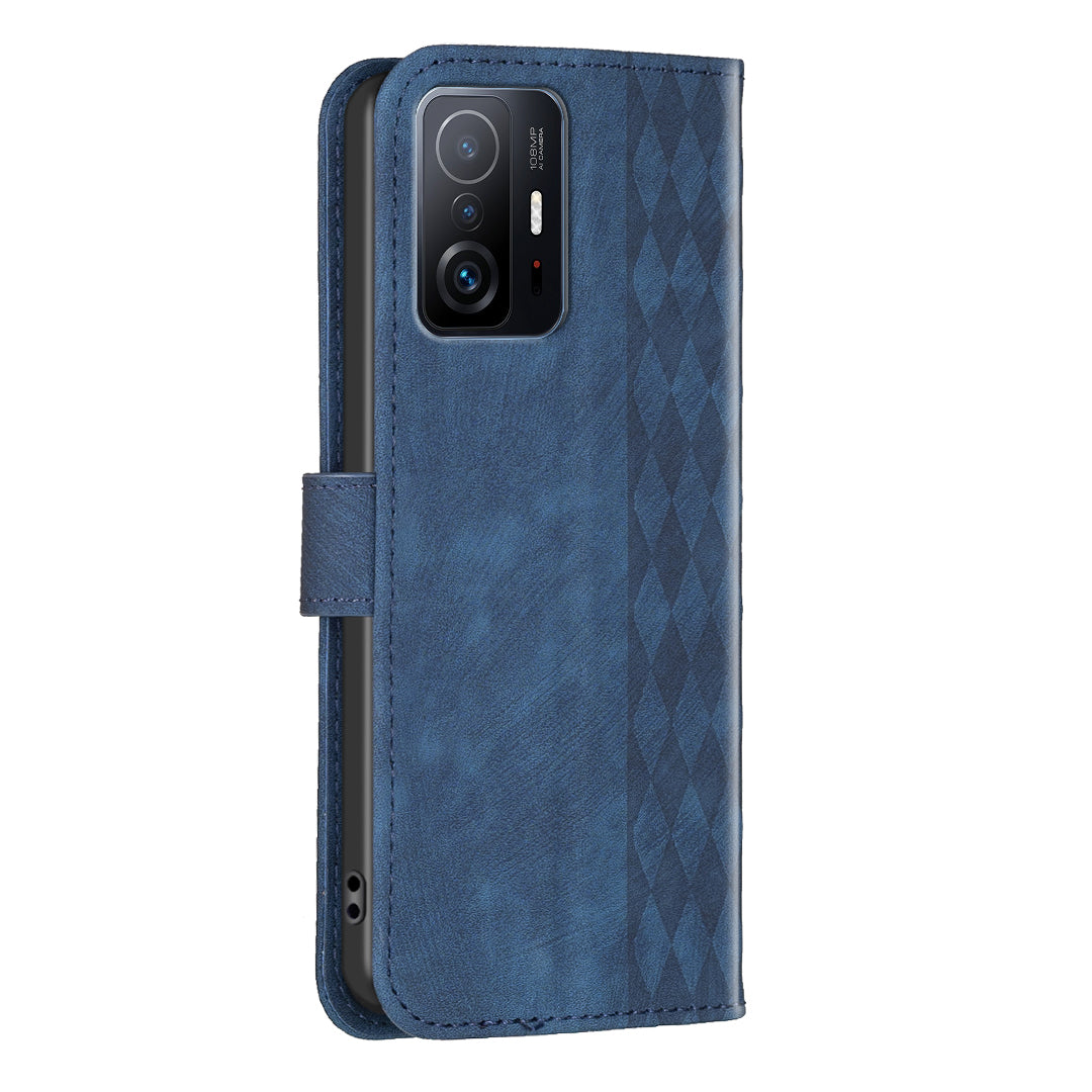 Flip Cover for Xiaomi 11T 5G / 11T Pro 5G Imprinted Pattern Adjustable Stand Wallet Phone Leather Case