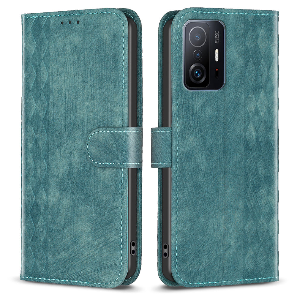 Flip Cover for Xiaomi 11T 5G / 11T Pro 5G Imprinted Pattern Adjustable Stand Wallet Phone Leather Case