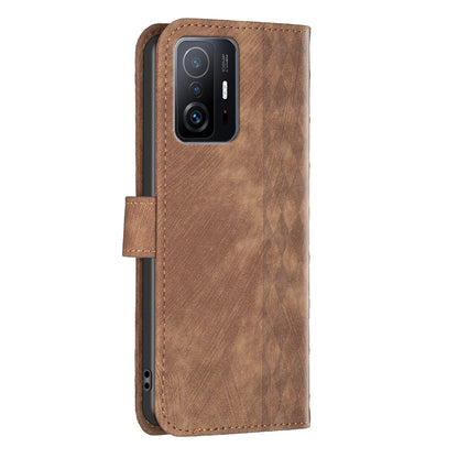 Flip Cover for Xiaomi 11T 5G / 11T Pro 5G Imprinted Pattern Adjustable Stand Wallet Phone Leather Case
