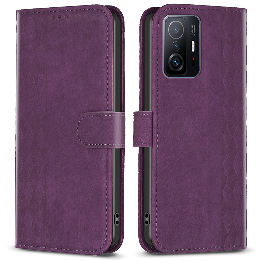 Flip Cover for Xiaomi 11T 5G / 11T Pro 5G Imprinted Pattern Adjustable Stand Wallet Phone Leather Case