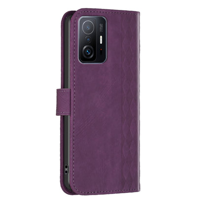 Flip Cover for Xiaomi 11T 5G / 11T Pro 5G Imprinted Pattern Adjustable Stand Wallet Phone Leather Case
