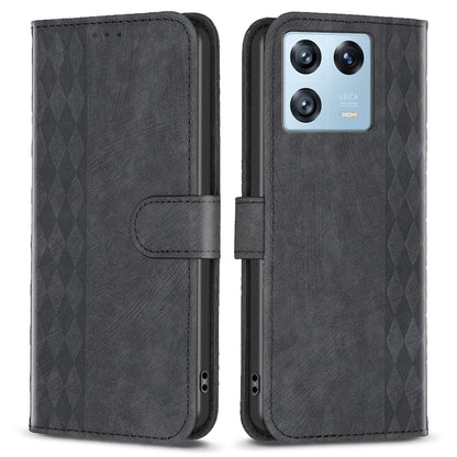 For Xiaomi 13 Pro 5G Imprinted Pattern PU Leather Flip Cover Drop Resistant Wallet Phone Case