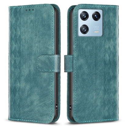 For Xiaomi 13 Pro 5G Imprinted Pattern PU Leather Flip Cover Drop Resistant Wallet Phone Case
