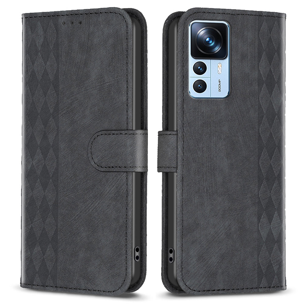 For Xiaomi 12T 5G / 12T Pro 5G / Redmi K50 Ultra Cover Imprinted Pattern Stand Wallet Phone Leather Case