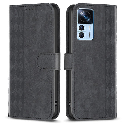 For Xiaomi 12T 5G / 12T Pro 5G / Redmi K50 Ultra Cover Imprinted Pattern Stand Wallet Phone Leather Case