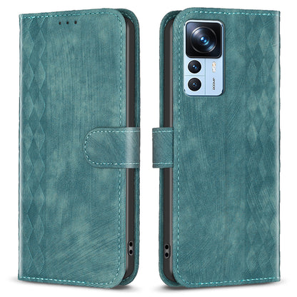 For Xiaomi 12T 5G / 12T Pro 5G / Redmi K50 Ultra Cover Imprinted Pattern Stand Wallet Phone Leather Case