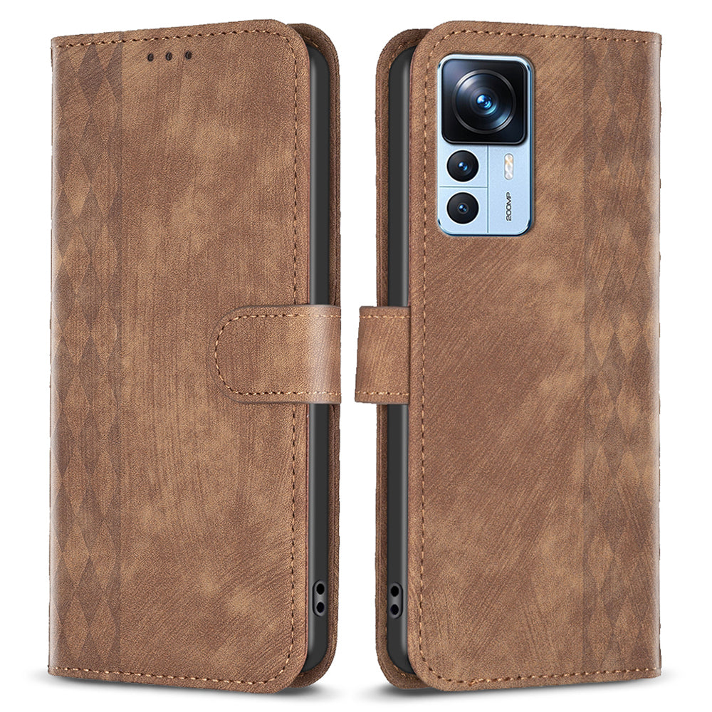 For Xiaomi 12T 5G / 12T Pro 5G / Redmi K50 Ultra Cover Imprinted Pattern Stand Wallet Phone Leather Case