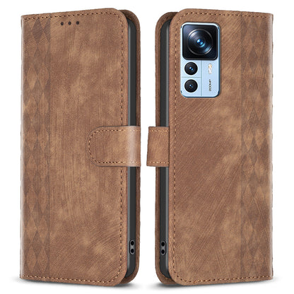 For Xiaomi 12T 5G / 12T Pro 5G / Redmi K50 Ultra Cover Imprinted Pattern Stand Wallet Phone Leather Case