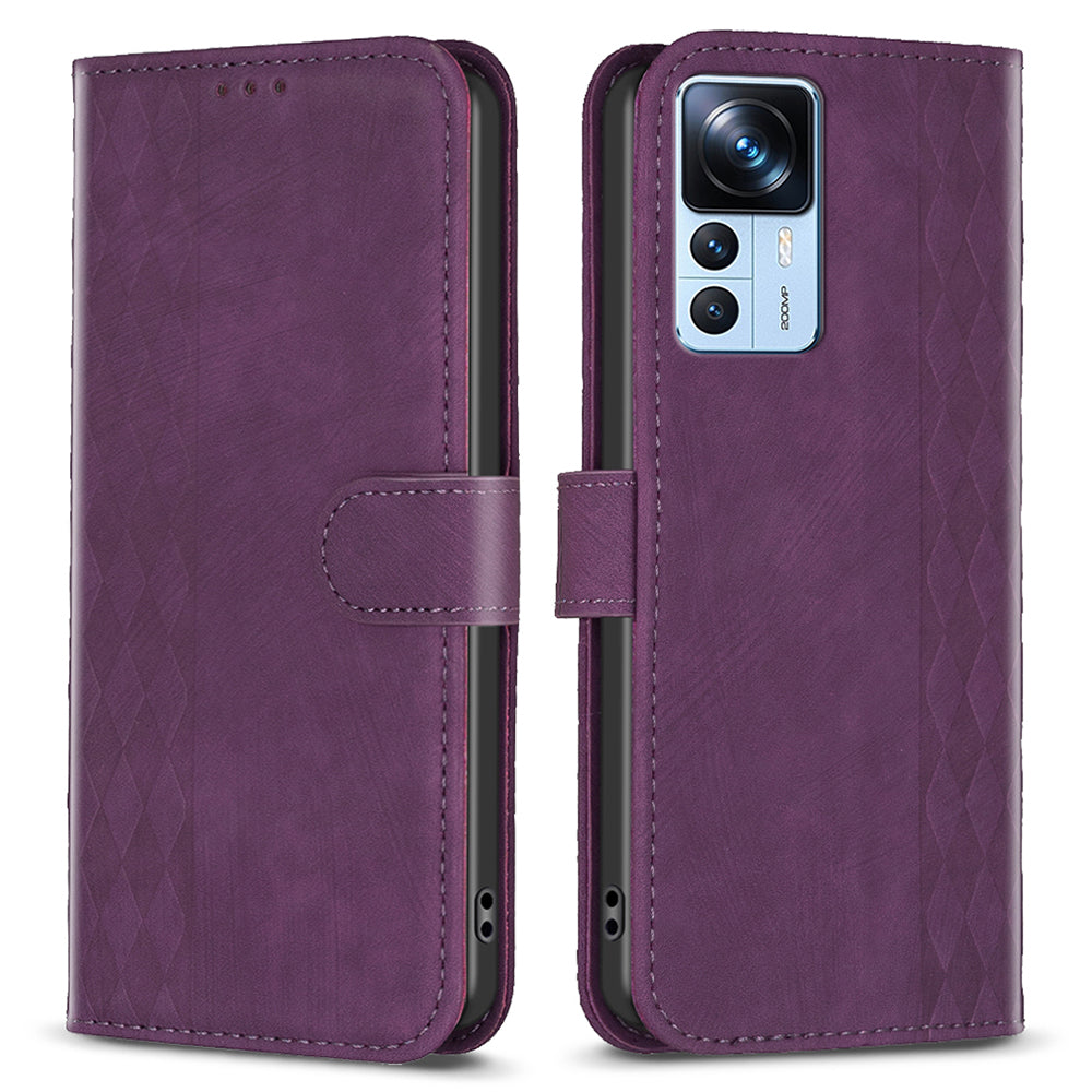 For Xiaomi 12T 5G / 12T Pro 5G / Redmi K50 Ultra Cover Imprinted Pattern Stand Wallet Phone Leather Case