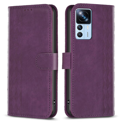 For Xiaomi 12T 5G / 12T Pro 5G / Redmi K50 Ultra Cover Imprinted Pattern Stand Wallet Phone Leather Case