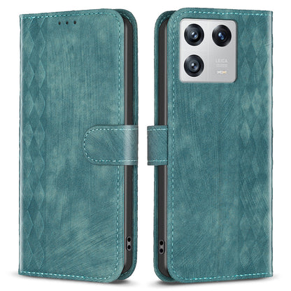 Flip Cover for Xiaomi 13 Shockproof Imprinted Pattern Stand Wallet Full Protection Phone Leather Case