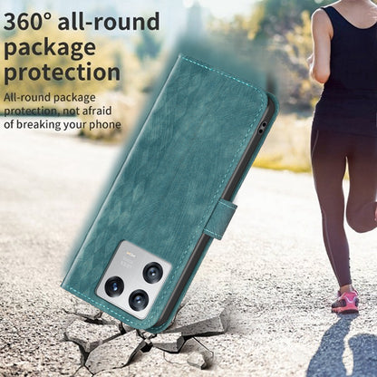 Flip Cover for Xiaomi 13 Shockproof Imprinted Pattern Stand Wallet Full Protection Phone Leather Case