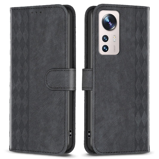 Anti-scratch Flip Cover for Xiaomi 12 Lite 5G Imprinted Pattern Foldable Stand Wallet Phone Leather Case