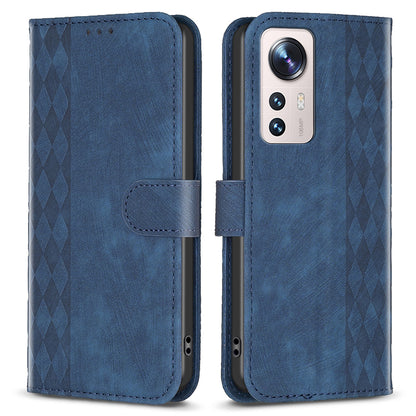 Anti-scratch Flip Cover for Xiaomi 12 Lite 5G Imprinted Pattern Foldable Stand Wallet Phone Leather Case
