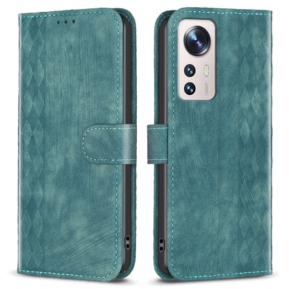 Anti-scratch Flip Cover for Xiaomi 12 Lite 5G Imprinted Pattern Foldable Stand Wallet Phone Leather Case