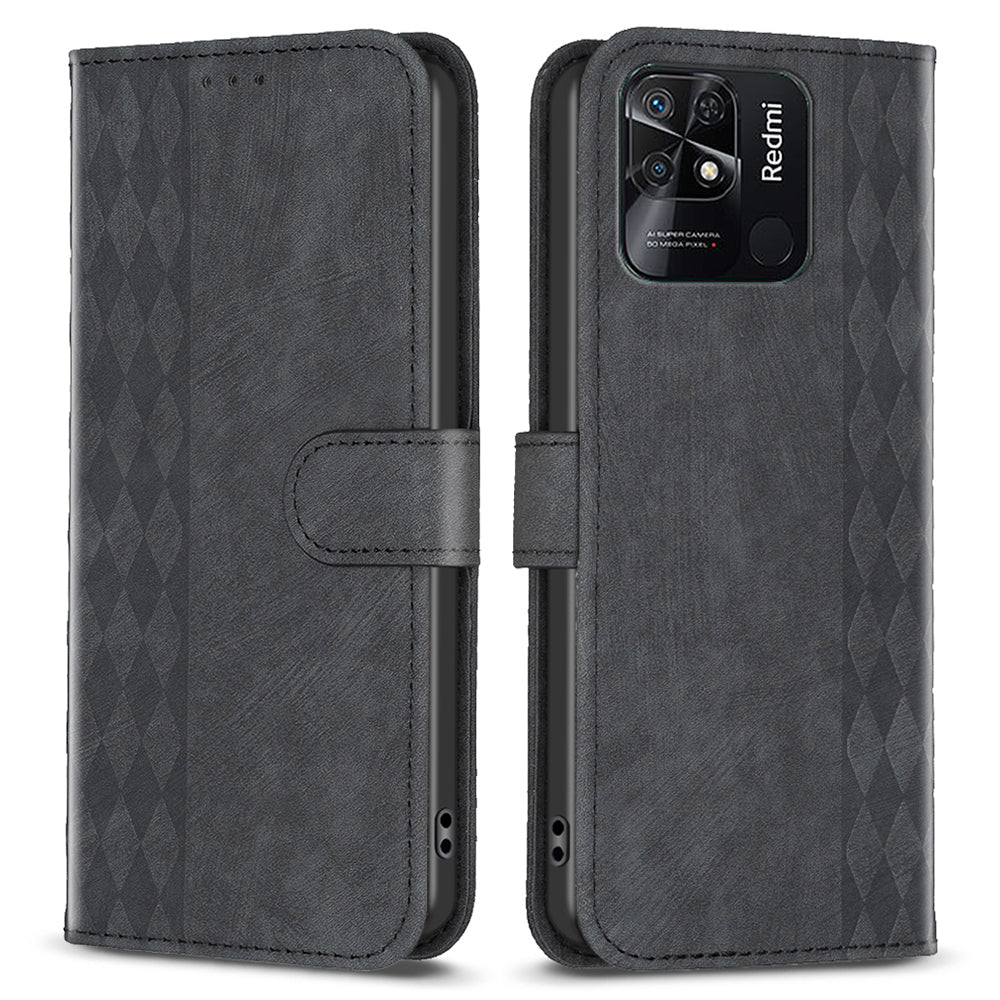 Flip Cover for Xiaomi Redmi 10C 4G Shockproof Imprinted Pattern Stand Wallet Phone Leather Case