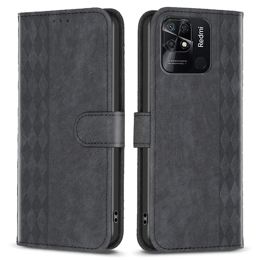Flip Cover for Xiaomi Redmi 10C 4G Shockproof Imprinted Pattern Stand Wallet Phone Leather Case