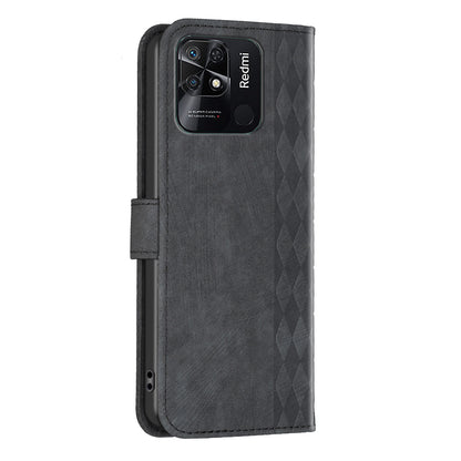 Flip Cover for Xiaomi Redmi 10C 4G Shockproof Imprinted Pattern Stand Wallet Phone Leather Case