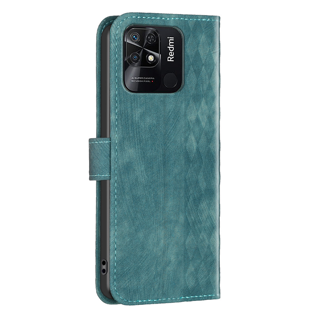 Flip Cover for Xiaomi Redmi 10C 4G Shockproof Imprinted Pattern Stand Wallet Phone Leather Case
