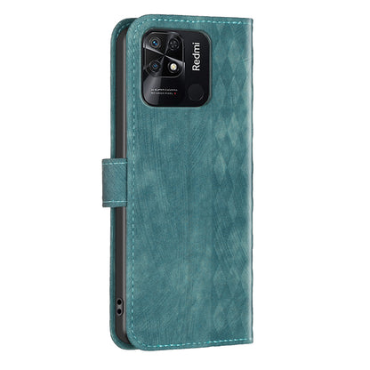 Flip Cover for Xiaomi Redmi 10C 4G Shockproof Imprinted Pattern Stand Wallet Phone Leather Case