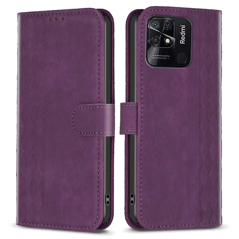 Flip Cover for Xiaomi Redmi 10C 4G Shockproof Imprinted Pattern Stand Wallet Phone Leather Case
