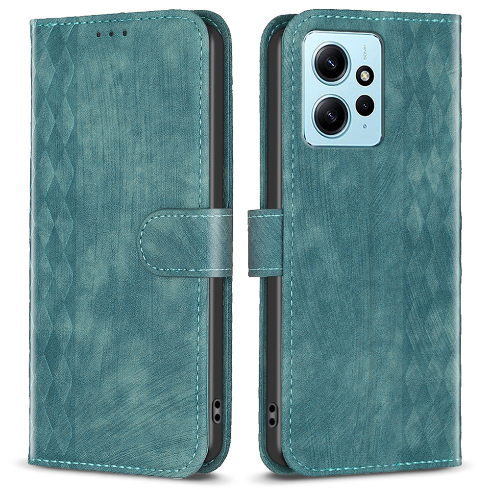 Anti-scratch Flip Cover for Xiaomi Redmi Note 12 4G Imprinted Pattern Stand Wallet Phone Leather Case