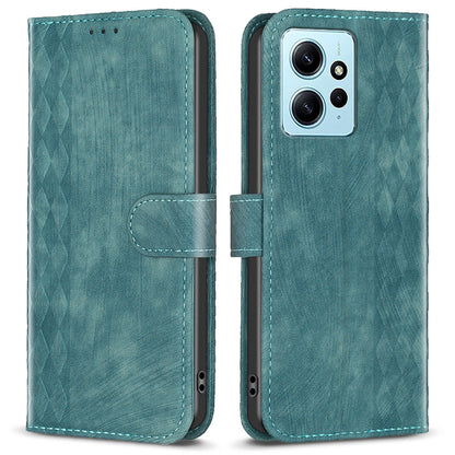 Anti-scratch Flip Cover for Xiaomi Redmi Note 12 4G Imprinted Pattern Stand Wallet Phone Leather Case