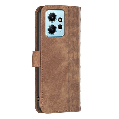 Anti-scratch Flip Cover for Xiaomi Redmi Note 12 4G Imprinted Pattern Stand Wallet Phone Leather Case