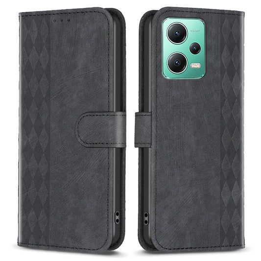 For Xiaomi Redmi Note 12 5G (China) / (Global) / (India) / Poco X5 5G Imprinted Pattern Stand Wallet Phone Leather Case