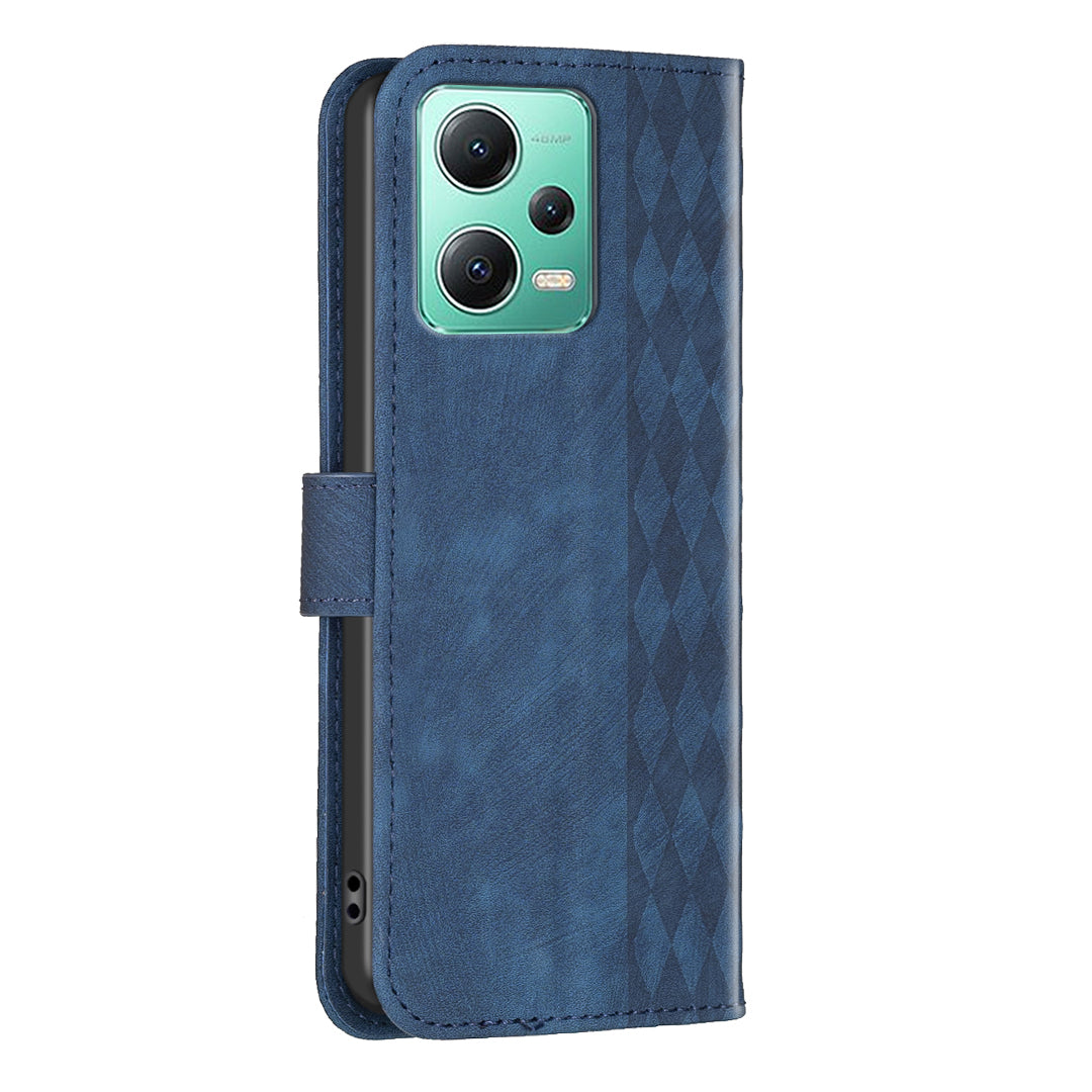For Xiaomi Redmi Note 12 5G (China) / (Global) / (India) / Poco X5 5G Imprinted Pattern Stand Wallet Phone Leather Case
