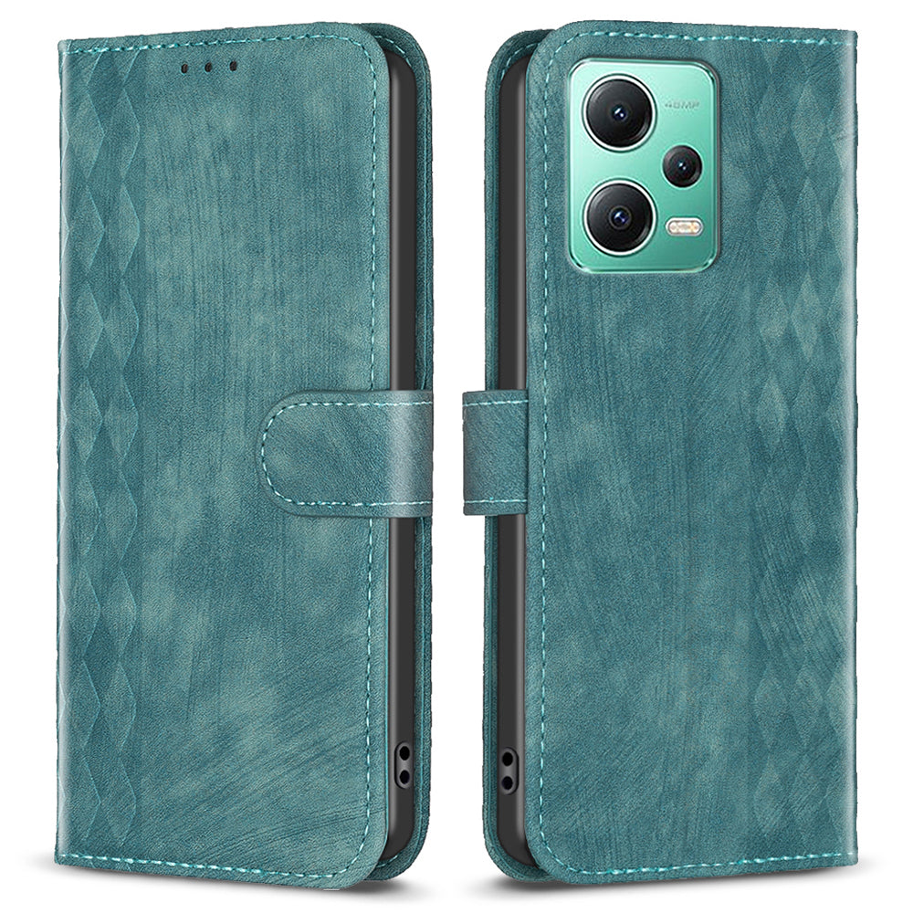 For Xiaomi Redmi Note 12 5G (China) / (Global) / (India) / Poco X5 5G Imprinted Pattern Stand Wallet Phone Leather Case