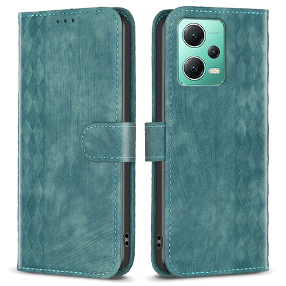 For Xiaomi Redmi Note 12 5G (China) / (Global) / (India) / Poco X5 5G Imprinted Pattern Stand Wallet Phone Leather Case