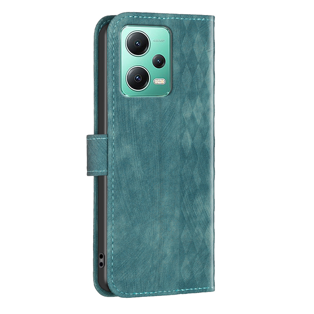 For Xiaomi Redmi Note 12 5G (China) / (Global) / (India) / Poco X5 5G Imprinted Pattern Stand Wallet Phone Leather Case
