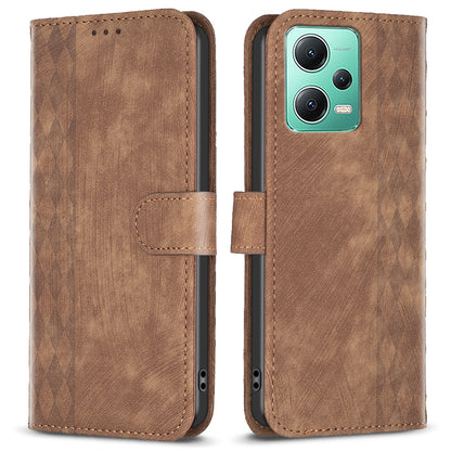 For Xiaomi Redmi Note 12 5G (China) / (Global) / (India) / Poco X5 5G Imprinted Pattern Stand Wallet Phone Leather Case