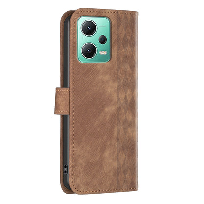 For Xiaomi Redmi Note 12 5G (China) / (Global) / (India) / Poco X5 5G Imprinted Pattern Stand Wallet Phone Leather Case