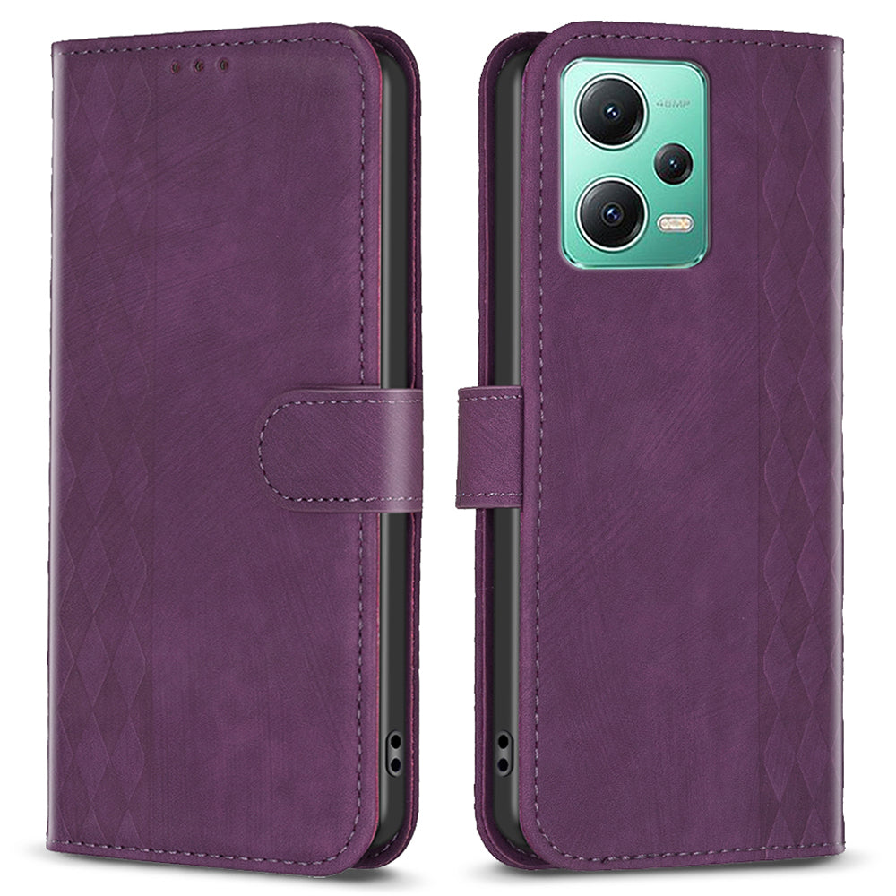 For Xiaomi Redmi Note 12 5G (China) / (Global) / (India) / Poco X5 5G Imprinted Pattern Stand Wallet Phone Leather Case